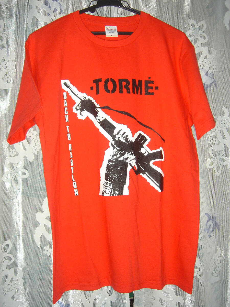 【即決！！】未着用・新品L バンド Tシャツ TORME / BACK TO BABYLON / BERNIE TORME バーニー・トーメ PHILIP LEWIS フィル・ルイスの画像1