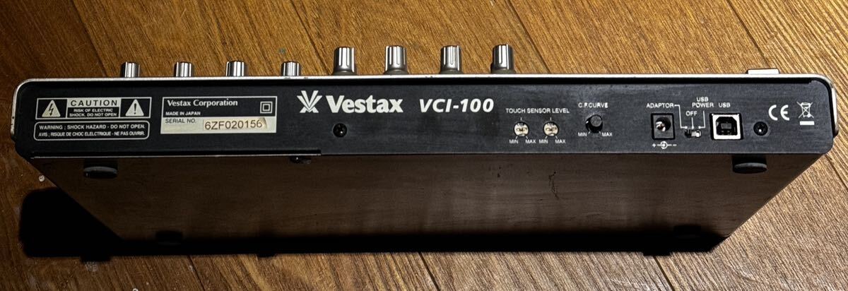 VESTAX DJ MIDI コントローラー VCI-100 ターンテーブル 動作未確認 ジャンク品の画像4