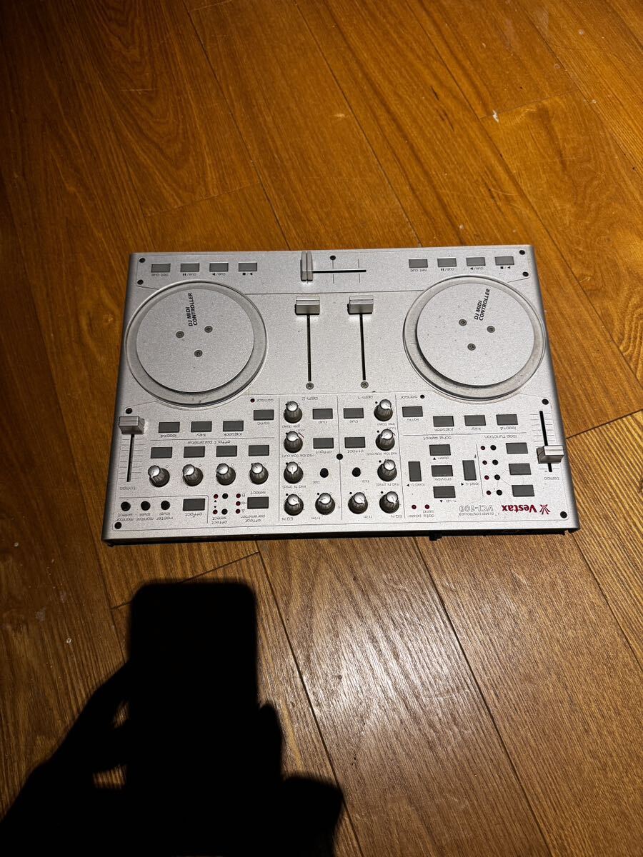 VESTAX DJ MIDI コントローラー VCI-100 ターンテーブル 動作未確認 ジャンク品の画像1