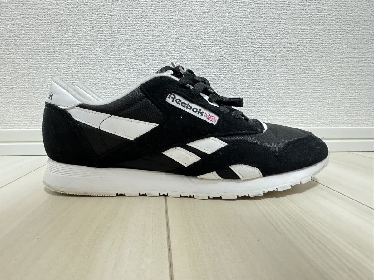 REEBOK リーボック ローカットスニーカー クラシックBLK 黒 25.5 軽量の画像3