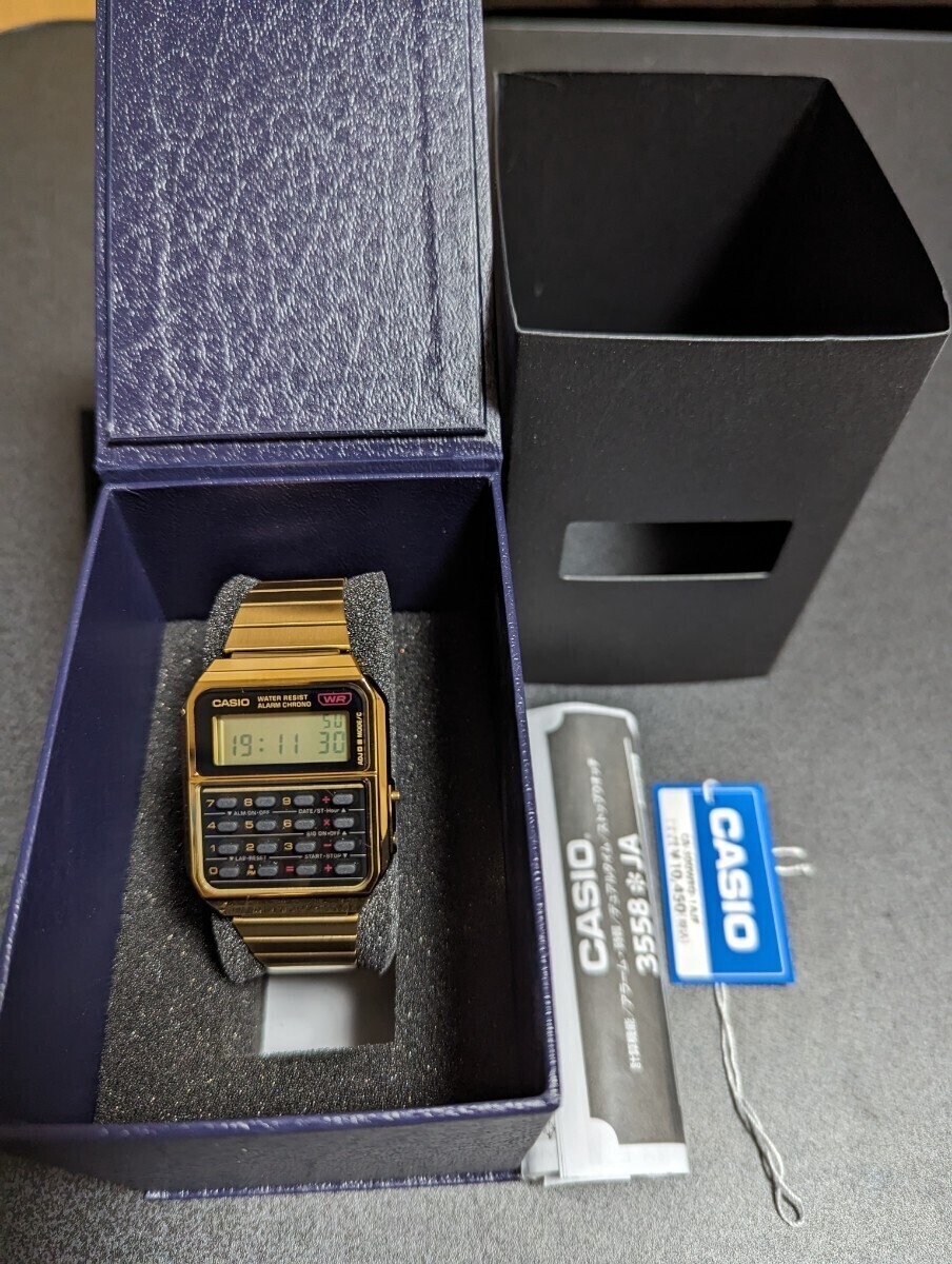 CASIO DATABANK Gold померить степень прекрасный товар 