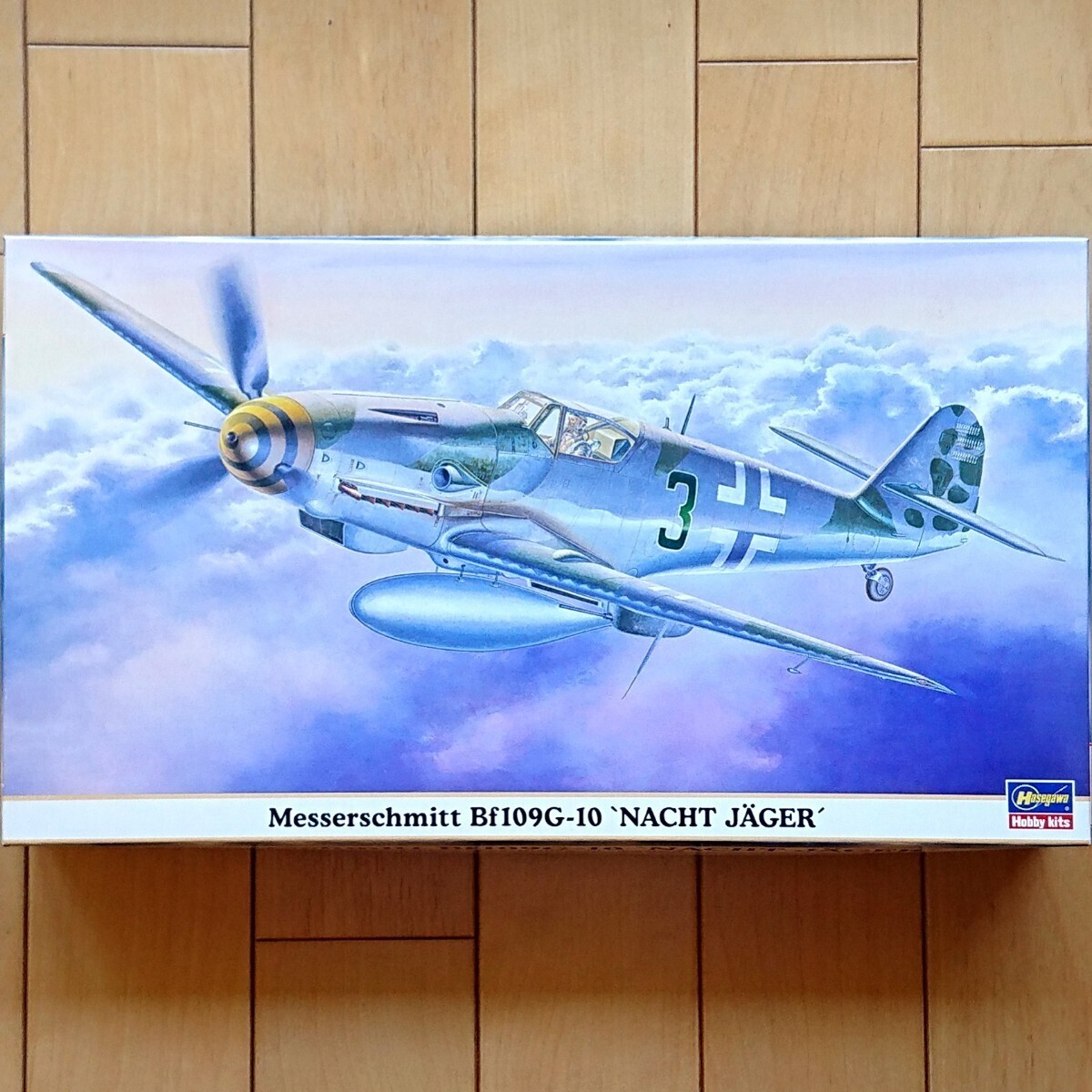 [ новый товар, не собран ] Hasegawa 1/48 09511 Messer schmitt Messerschmitt Bf109G-10 \'NACHT JAGER вечер истребитель \' [ ограниченный выпуск ]