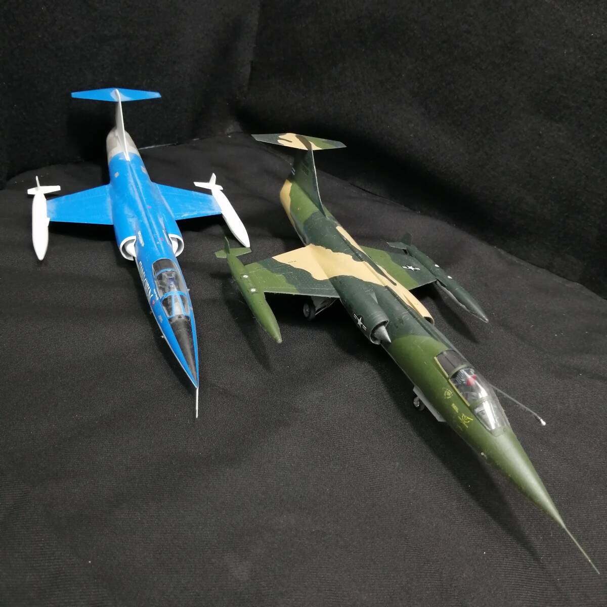 12r53 スターファイター 航空機模型 ハセガワ イタリア機 まとめ売 NASA F-104 アメリカ空軍 レトロ 戦闘機 コレクション 塗装済 1000‐_画像9