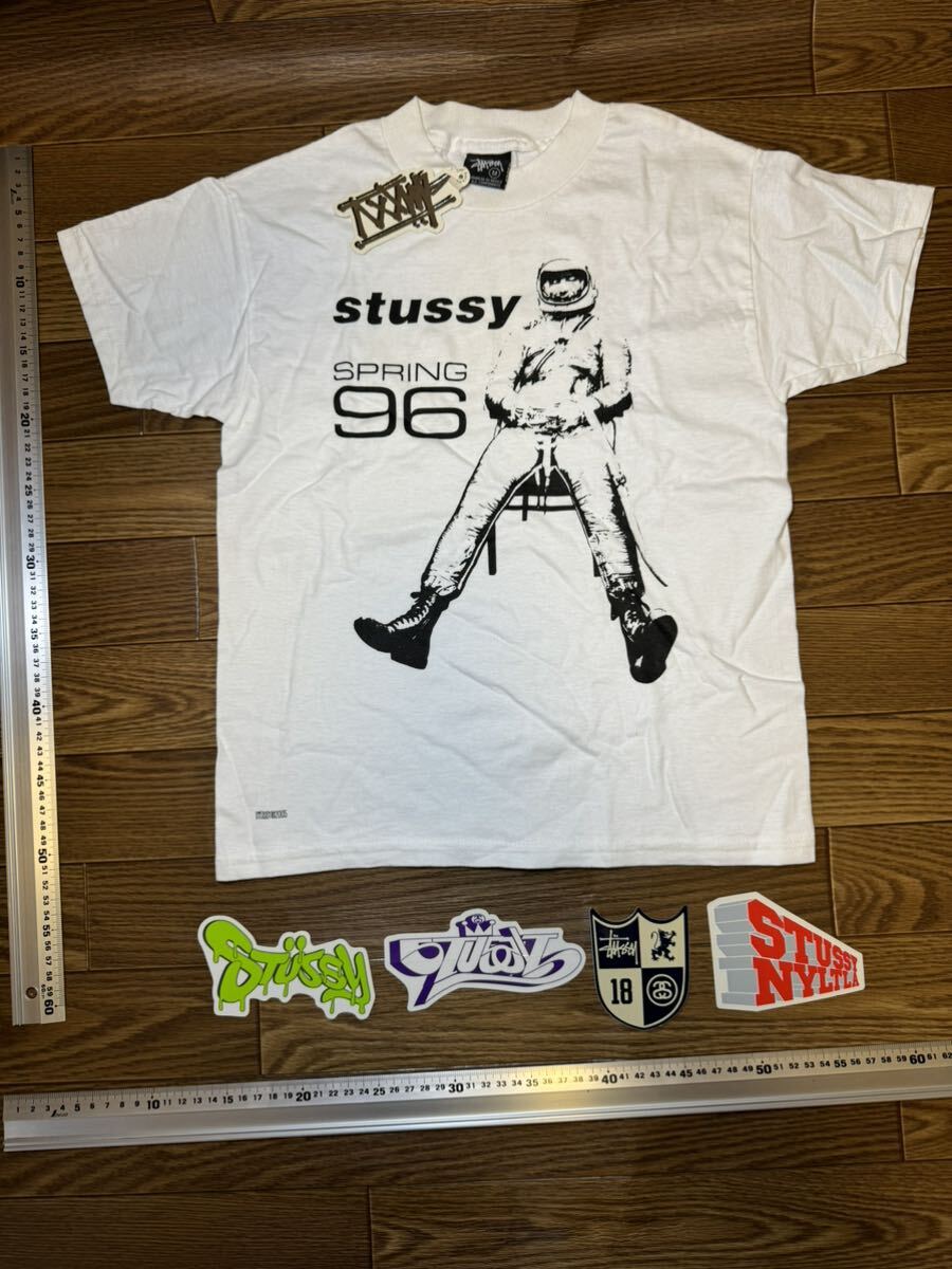 STUSSY не продается Astro космонавт Tee(M) стикер Astro ( белый )SET 96 в это время моно OLD Old Stussy Y1 нет максимальной ставки ограничение Novelty 