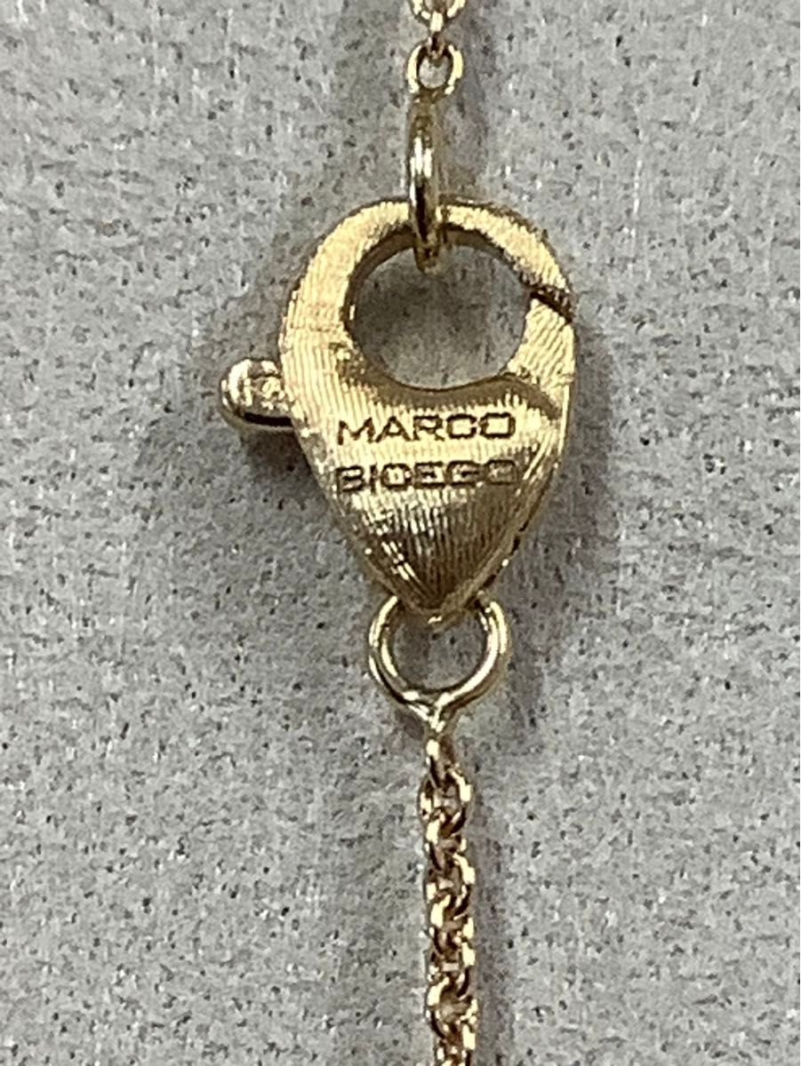 　MARCO BICEGO SIVIGLIA  (マルコ　ビチェゴ)18Kゴールドハンドクラフトレイヤードネックレス　国際保証書付