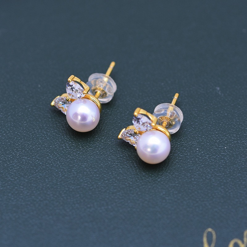 ピアス パール 本真珠 淡水パール 6mm-7mm パールピアス 卒業式 真珠 ピアス 普段使い パール 結婚式 冠婚葬祭 入学式 デート zed67_画像6