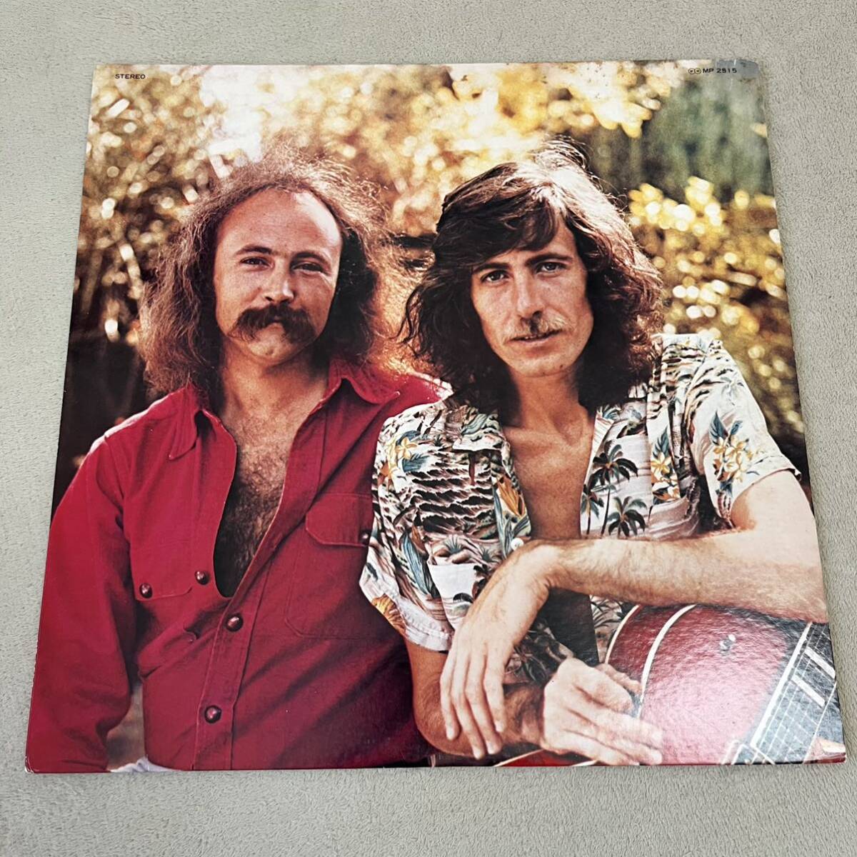 【国内盤】DAVID CROSBY & GRAHAM NASH WIND ON THE WATER / LP レコード / MP2515 / ライナー有 / 洋楽ロック /_画像1