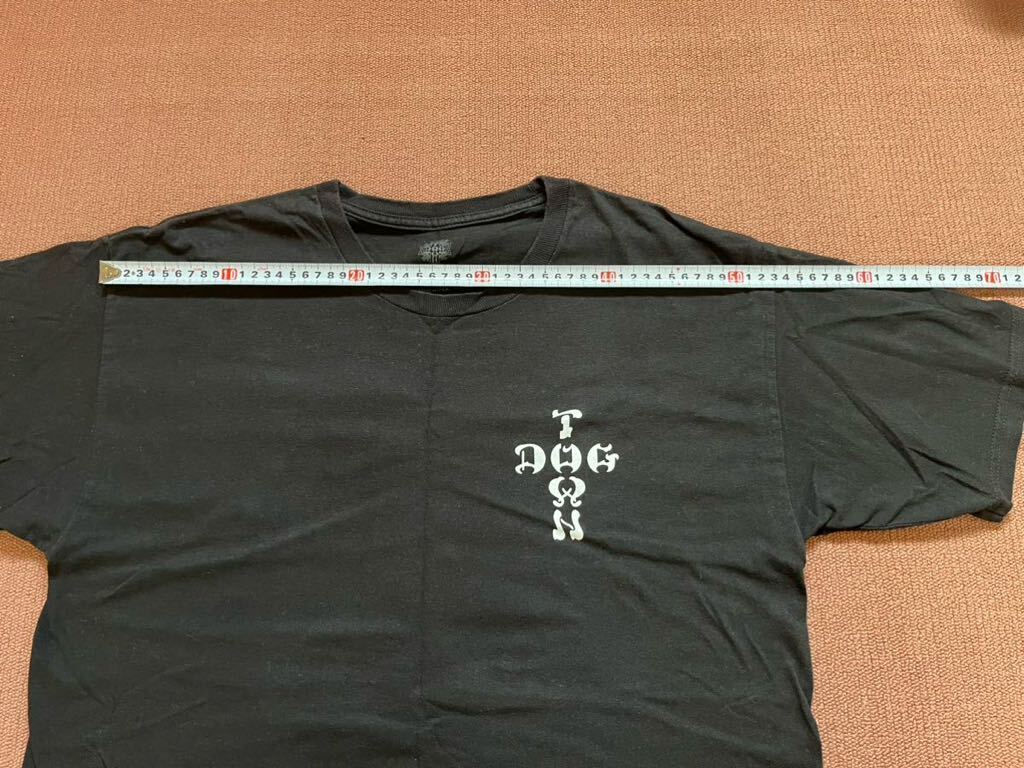 DOG TOWN ドッグタウン　Tシャツ 黒 MADE IN USA スケーター　USED 古着_画像1