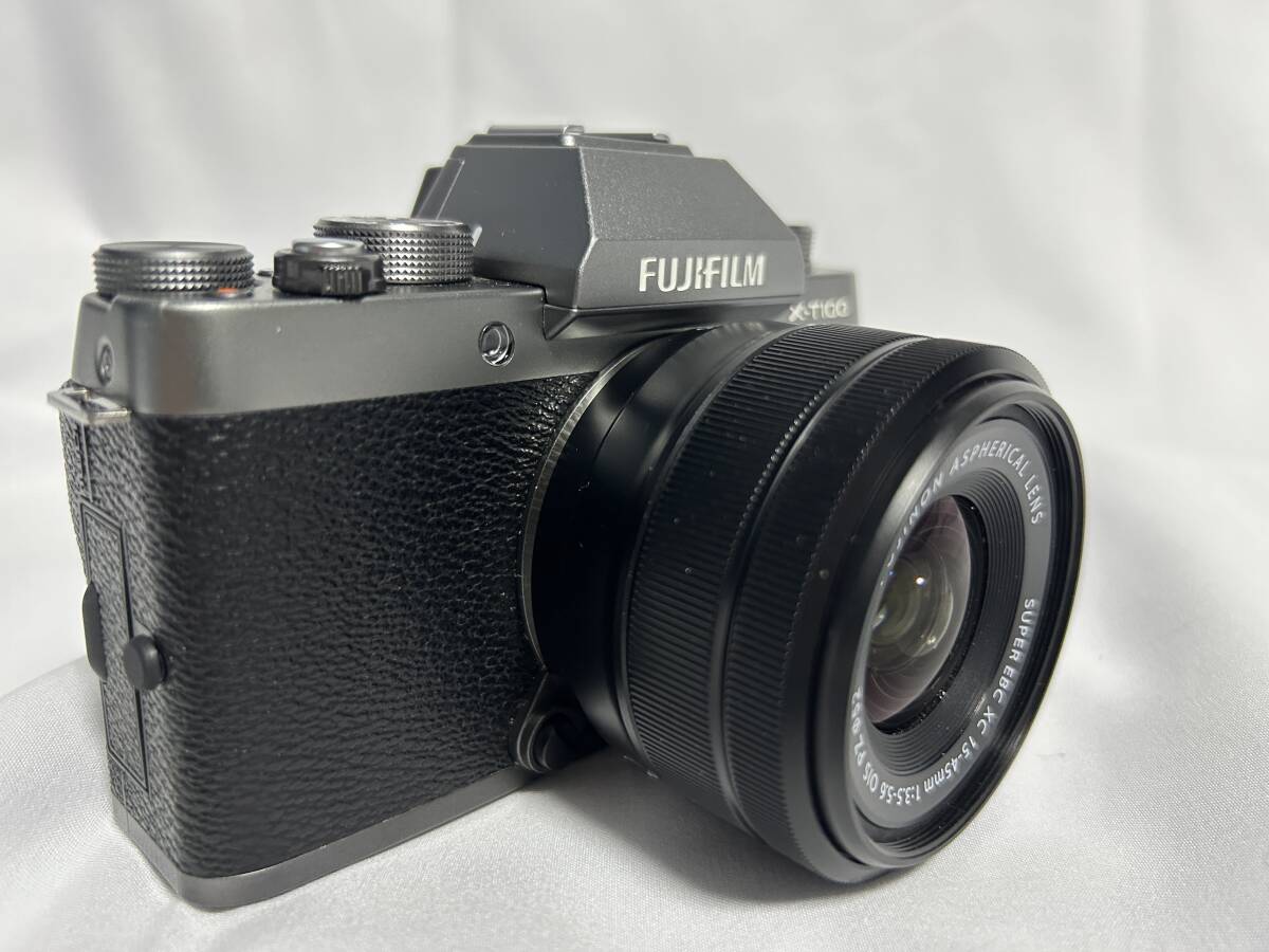 【美品】Fujifilm 富士フィルム X-T100 XC15-45mm F3.5-5.6 OIS PZ レンズキット元箱付き_画像6