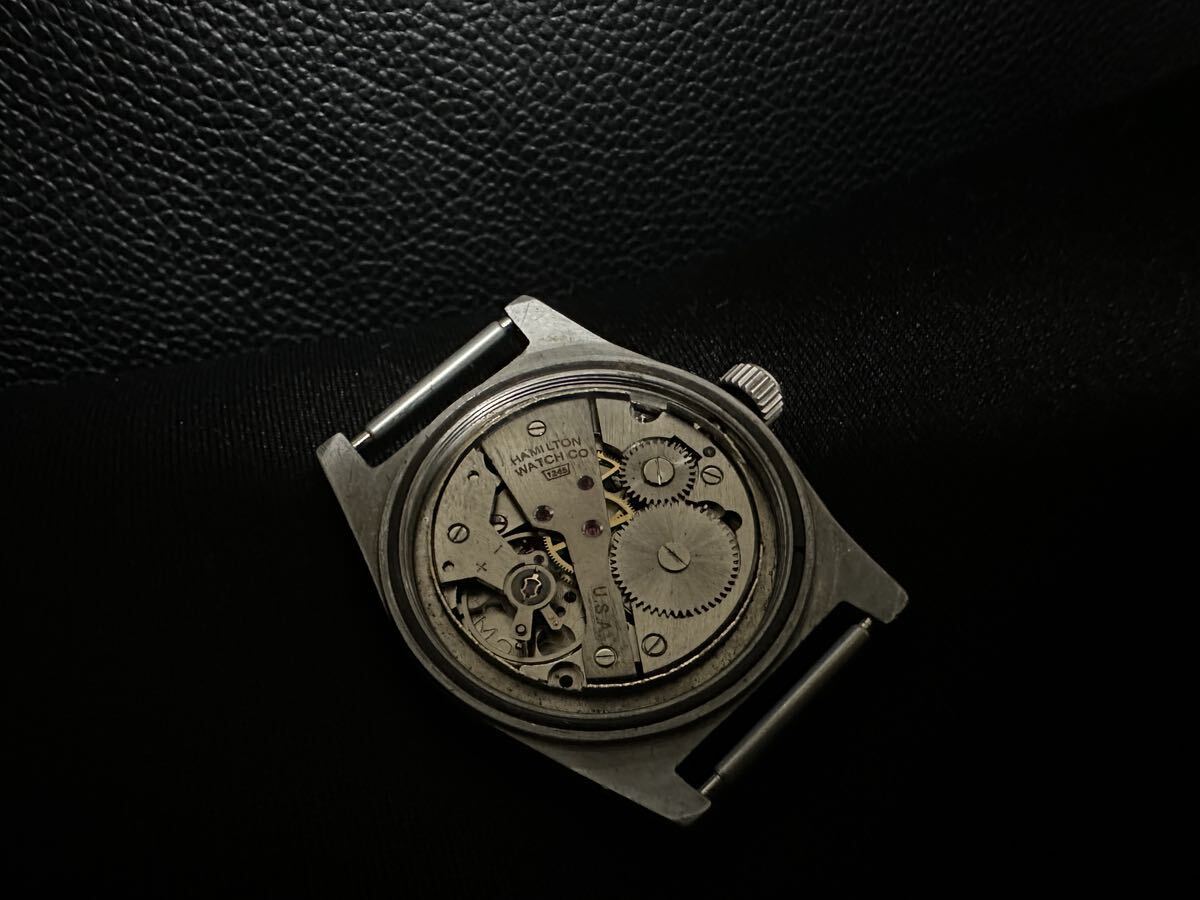 軍用時計　手巻き式　ハミルトン　アンティーク　腕時計　Hamilton メンズ　機械式　アメリカ軍　ベトナム戦争　ミリタリーウォッチ_画像4