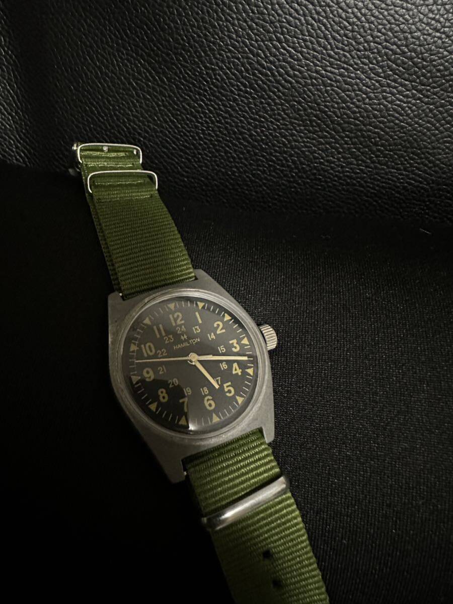 軍用時計　手巻き式　ハミルトン　アンティーク　腕時計　Hamilton メンズ　機械式　アメリカ軍　ベトナム戦争　ミリタリーウォッチ_画像5