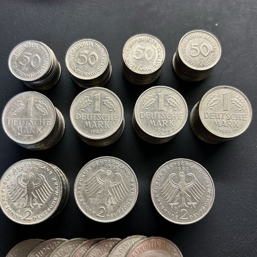 ドイツマルク 155マルク分 13300円分 まとめて おまとめ 大量 外国コイン 世界のコイン 古銭 硬貨 コインの画像3