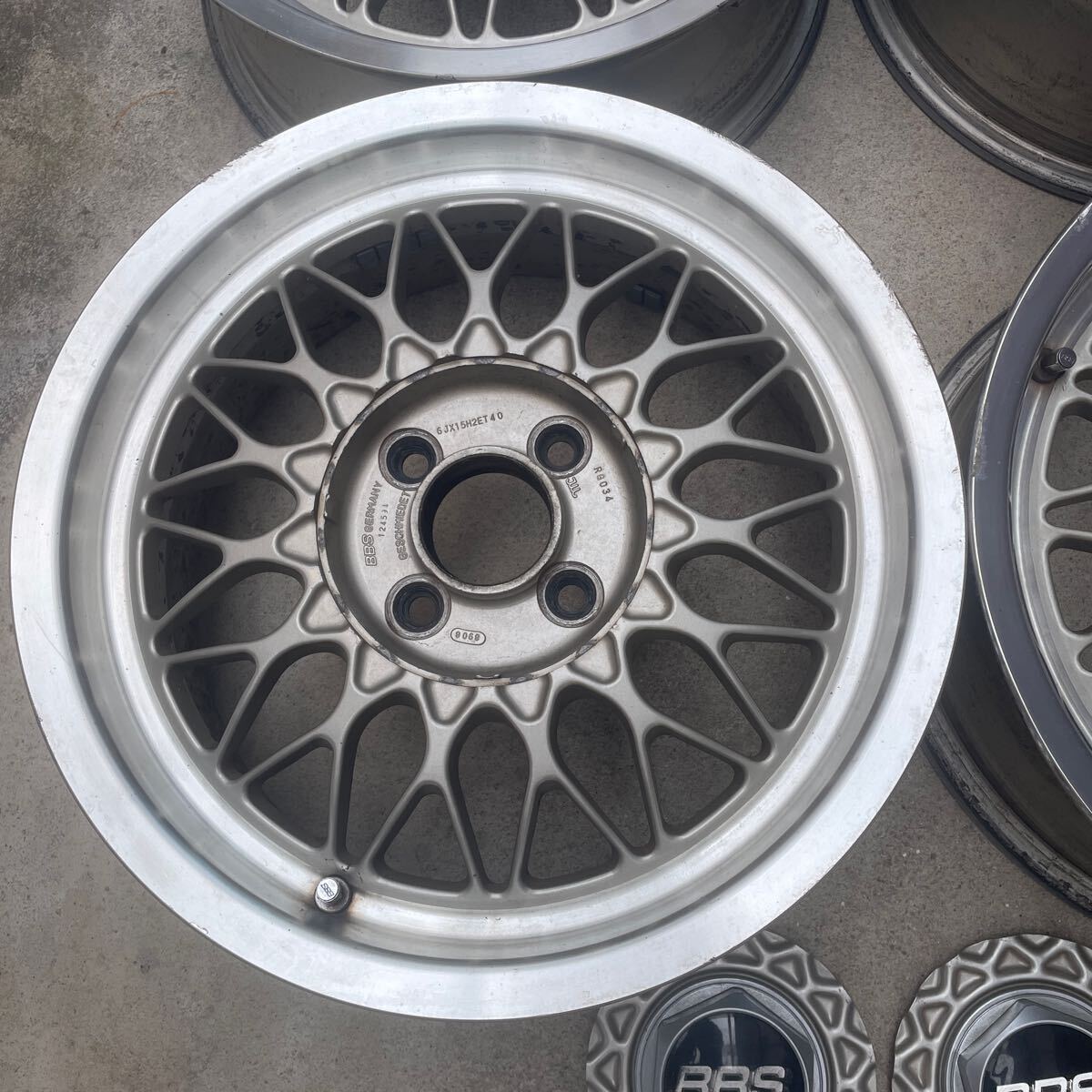 BBS RG 15インチ 100−4H ET40 4本セット_画像4