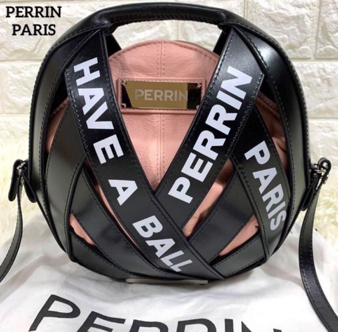  превосходный товар Perrin Paris винт n Париж сумка на плечо LE PETIT PANIER кринолин редкий 