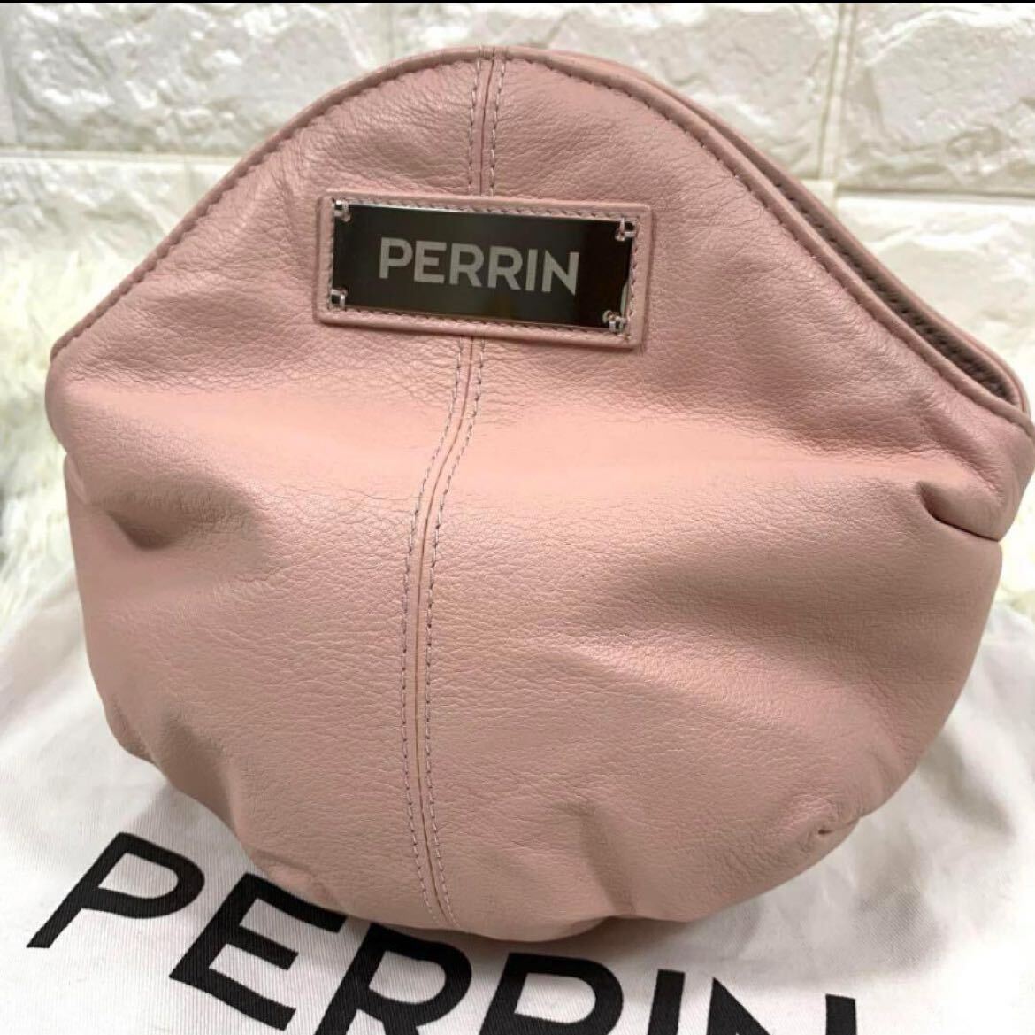  превосходный товар Perrin Paris винт n Париж сумка на плечо LE PETIT PANIER кринолин редкий 