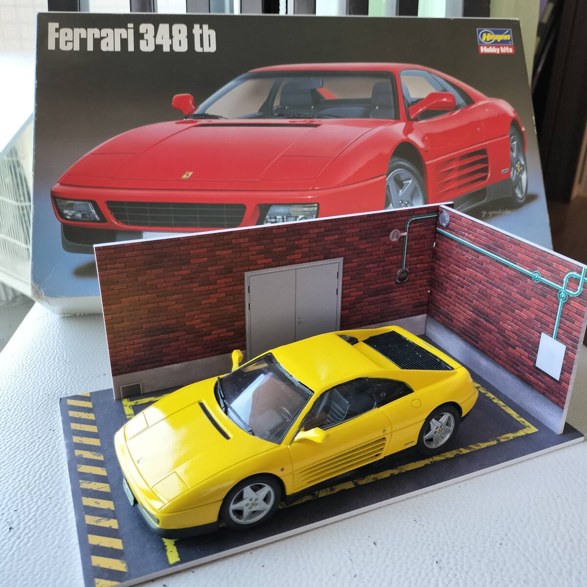  Hasegawa Ferrari 348tb 1/24 final product 