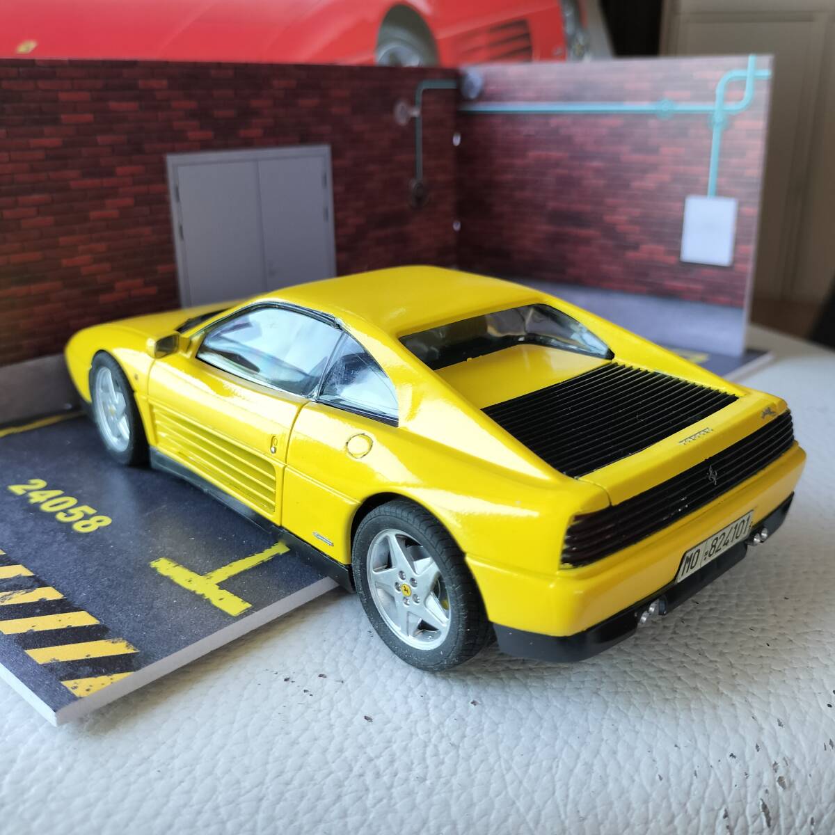  Hasegawa Ferrari 348tb 1/24 final product 