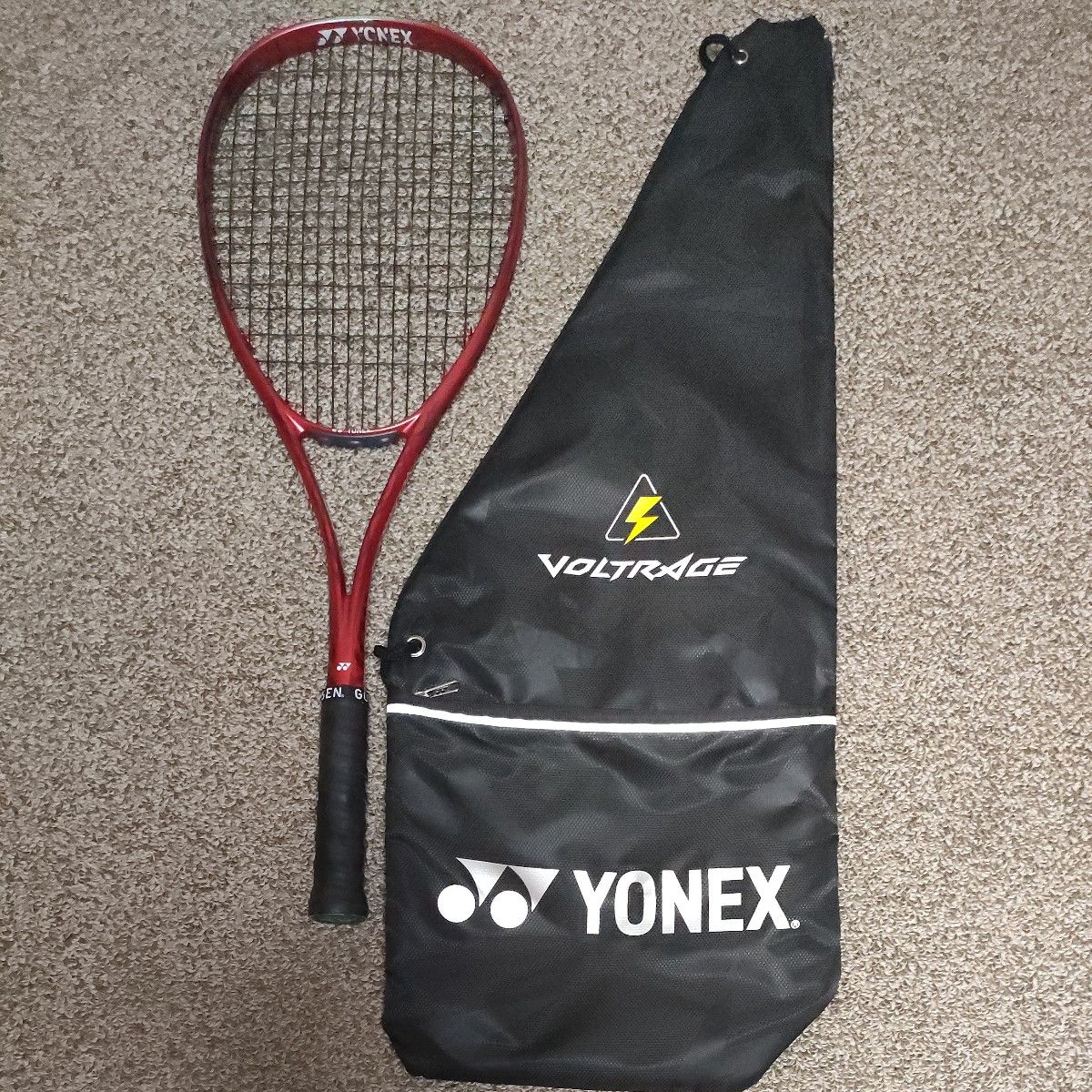 ヨネックス YONEX ボルトレイジ7S  クレナイ 紅　ソフトテニスラケット　後衛