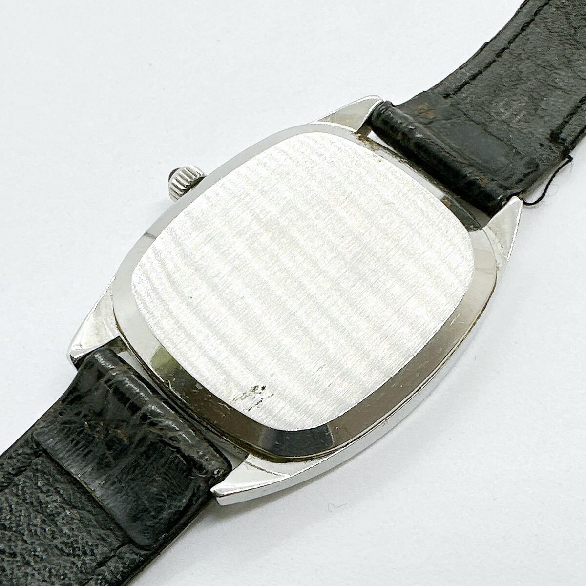 05171 オメガ OMEGA 稼働品 デビル DE VILLE メンズ ボーイズ ユニセックス 腕時計 手巻き ネイビー文字盤 アンティーク ヴィンテージ_画像4