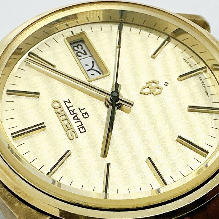 05172 セイコー SEIKO 3803-7031 QUARTZ QT CAP GOLD メンズ 腕時計 デイデイト クォーツ 電池式 QZ ヴィンテージ_画像4