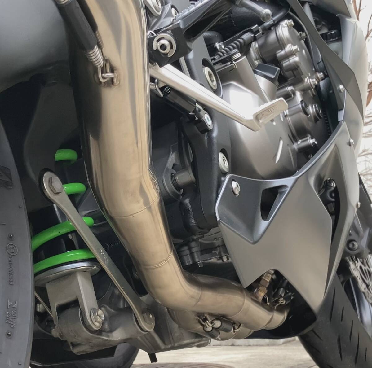 ZX-6R ZX636 アクラポビッチ akrapovic フルエキゾースト エキパイ アクラポ_※装着参考