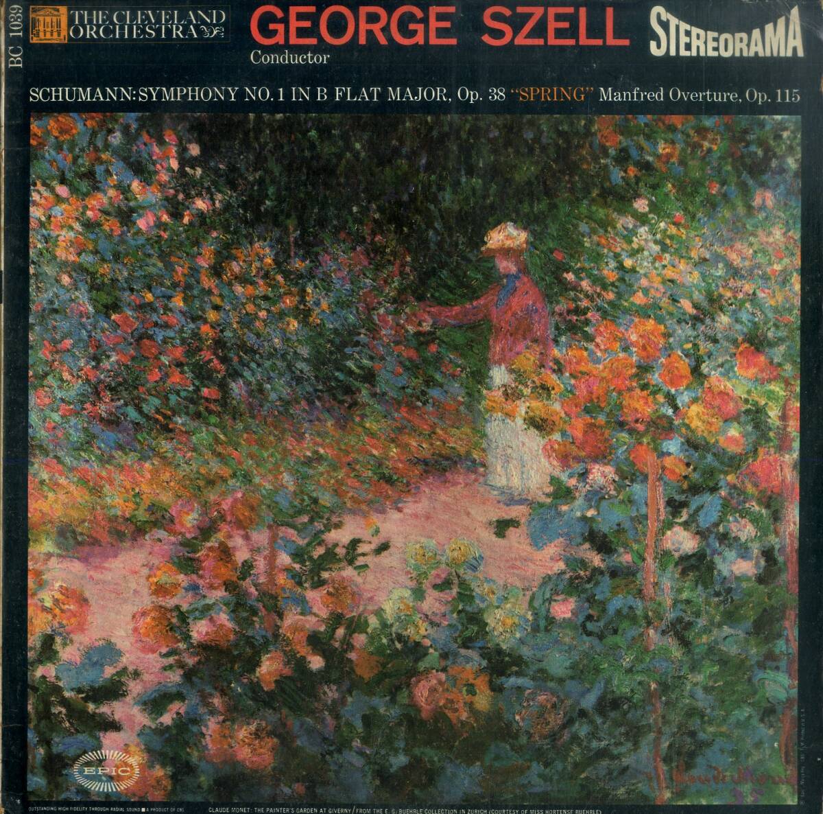 A00593512/LP/ジョージ・セル「ロベルト・シューマン/交響曲第1番」の画像1
