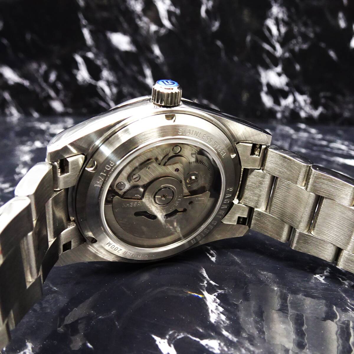 送料無料〓新品〓腕時計 メンズ パガーニデザインブランド・ PAGANI DESIGN 機械式・NH35Ａ オマージュウォッチ・フルメタルモデルD-1751の画像9