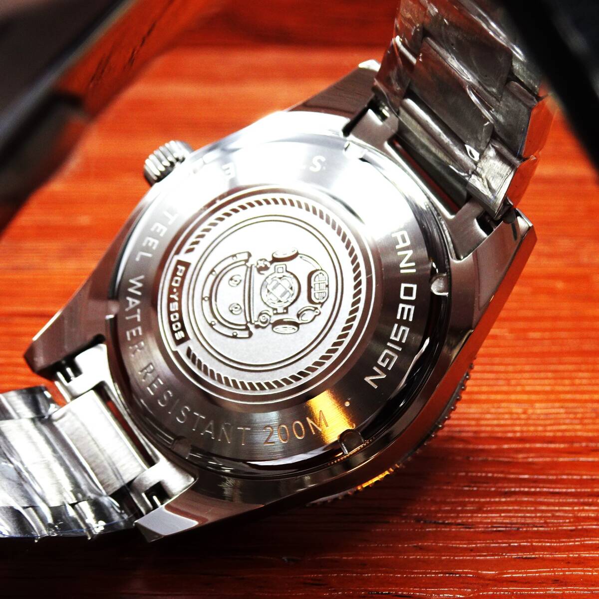 送料無料・新品〓 PAGANI DESIGN・パガーニデザイン・オマージュウォッチ腕時計 機械式NH35・ PD-YS005・316Lフルステンレス製モデル _画像7