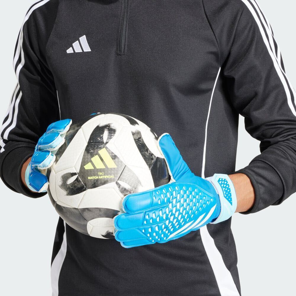  новый товар adidas [8] Predator GL тренировка keeper перчатка Adidas GK футбол PREDATOR GL TRAINING 0876 синий футзал перчатки 