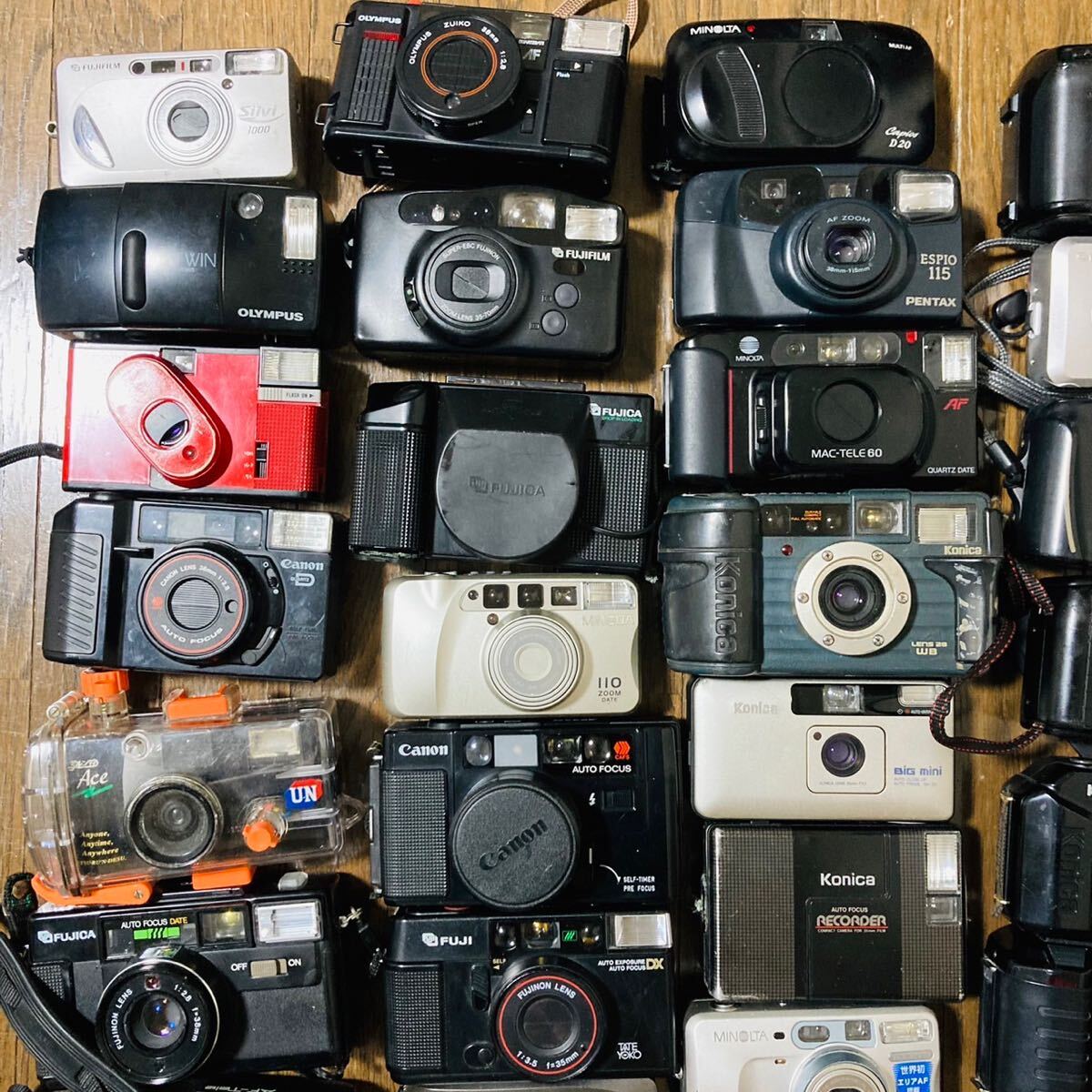 計51点 フィルムカメラ まとめ売り 動作未確認 大量出品 Konica recorder big mini Nikon l35ad3などの画像2