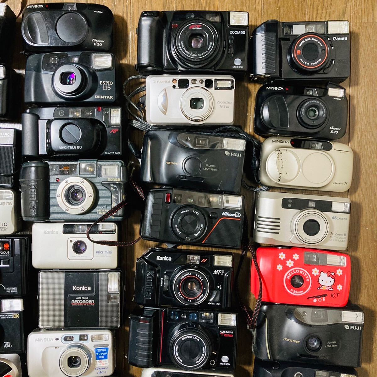 計51点 フィルムカメラ まとめ売り 動作未確認 大量出品 Konica recorder big mini Nikon l35ad3などの画像4