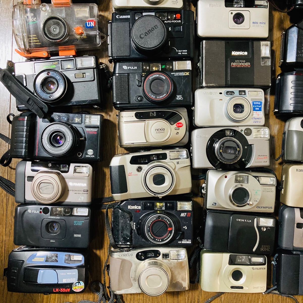 計51点 フィルムカメラ まとめ売り 動作未確認 大量出品 Konica recorder big mini Nikon l35ad3などの画像3