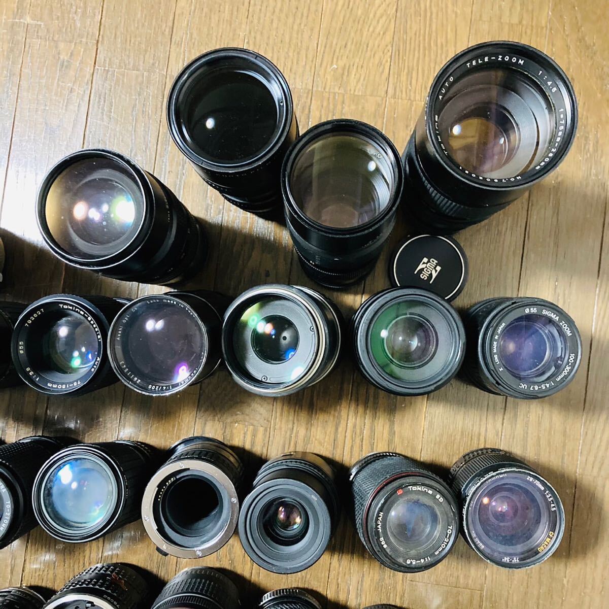 計49点 レンズ AF MFまとめ売り 動作未確認 大量出品 SIGMA FUJICA TAMRON ASAHIPENTAX SUPERTAKUMAR MINOLTA TOKINAの画像9