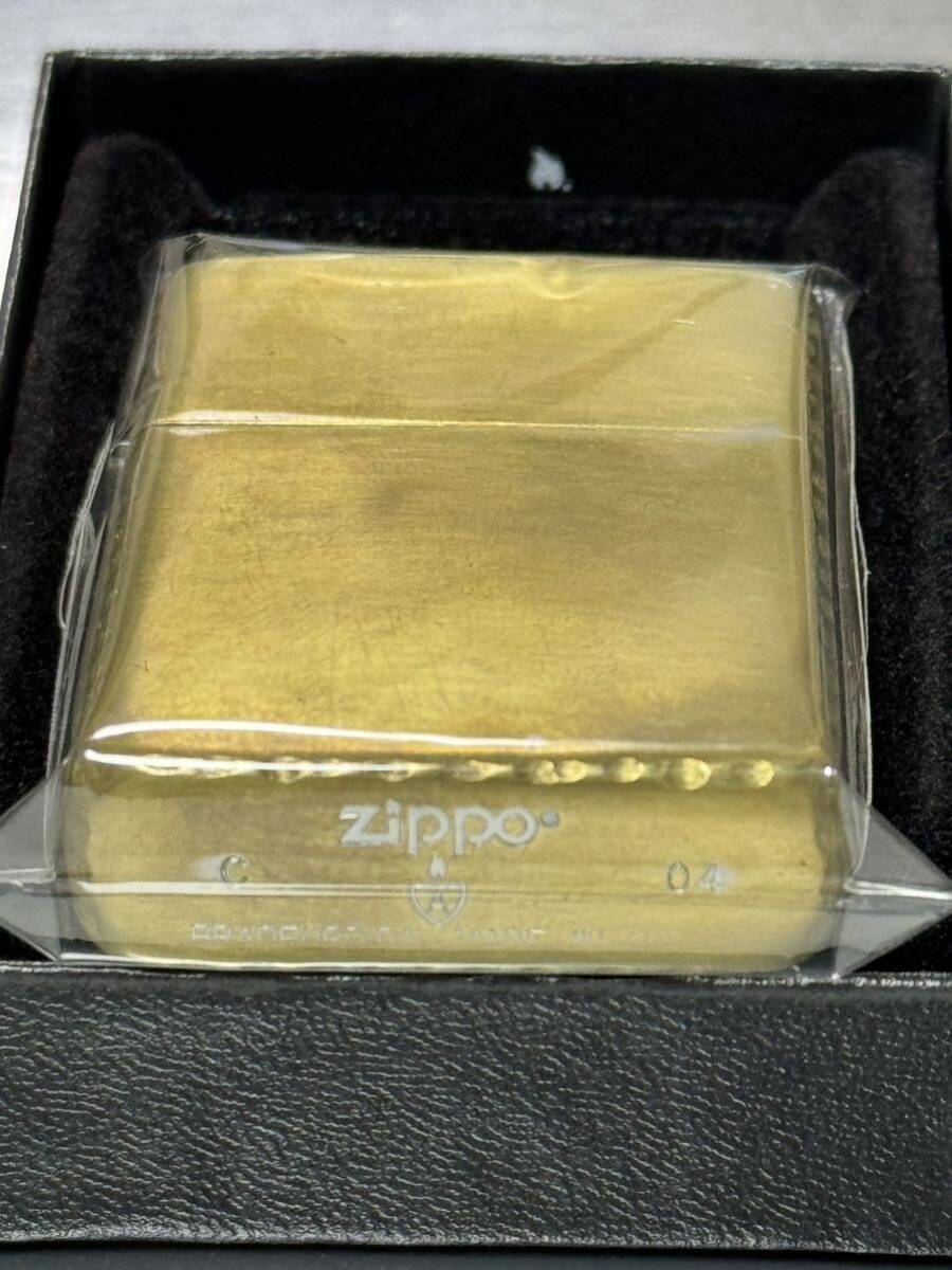 zippo ゴールド アーマー 3面 ハンマートーン GOLD Armor Case 初期型 2004年製 Heavy Wall solid brass 特殊刻印 ソリッドブラス の画像1