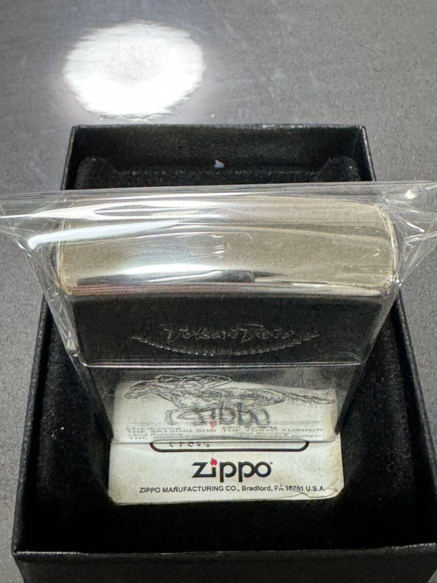 zippo Tokai Teio BIRTHDAY 1988.4.20 トウカイテイオー 年代物 1994年製 silver シルバー 競馬 両面デザイン JRA 競走馬 ケース 保証書_画像4