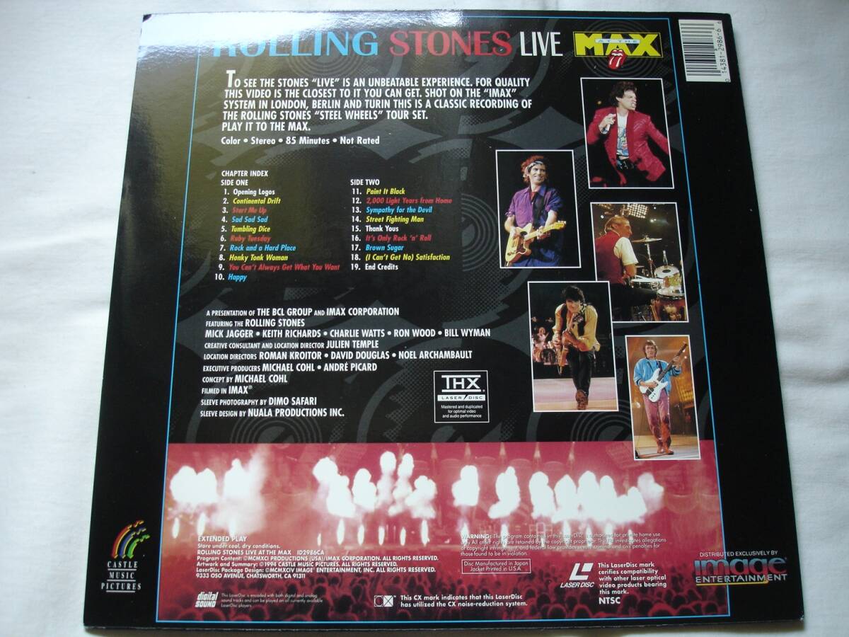 【LD】 THE ROLLING STONES / ROLLING STONES AT THE MAXの画像2