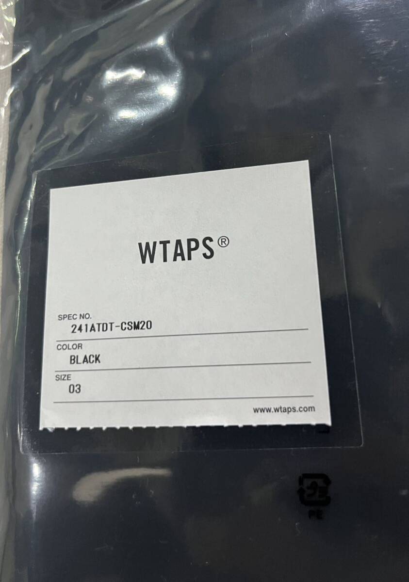 新品未使用 24SS WTAPS BEANIE 03 241ATDT-HT03 ブラック ニット帽ニットキャップ シュプリーム_画像4