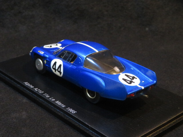 ◆ Spark【S5491】1/43 Alpine A210 “Ecurie Savin-Calberson” #44 / 1966 Le Mans 総合11位, クラス2位入賞車！ ◆_画像3