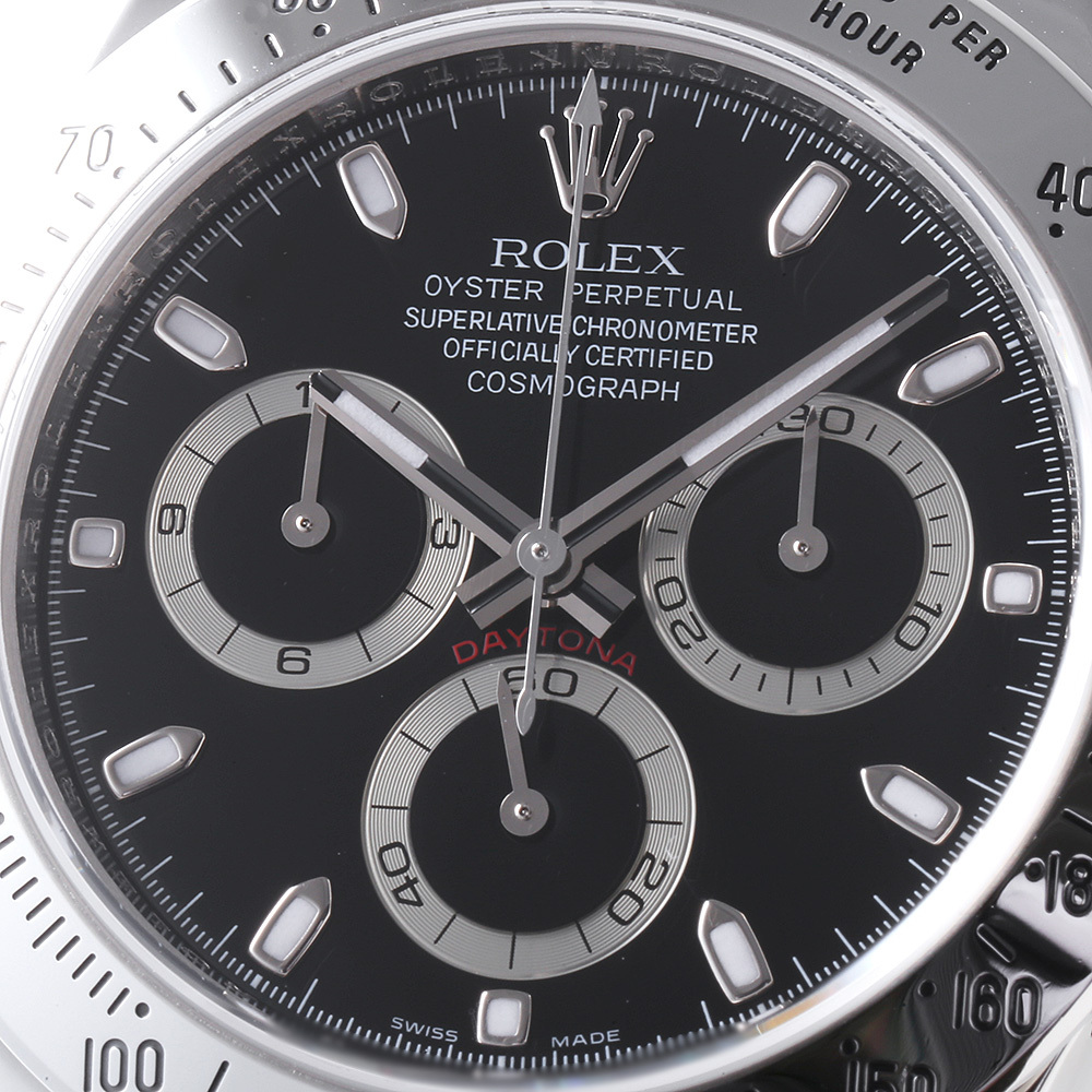 ロレックス デイトナ 116520 ブラック Z番 中古 メンズ 腕時計　_画像6