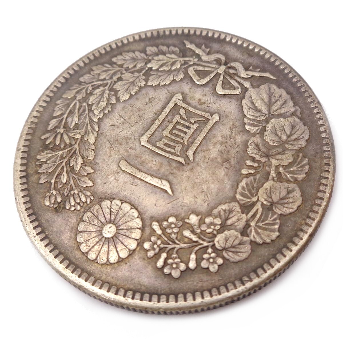 apf699☆大正三年 一圓銀貨 約26.8g 直径約38.2ｍｍ 古銭・コレクション等に♪■55B18_画像4