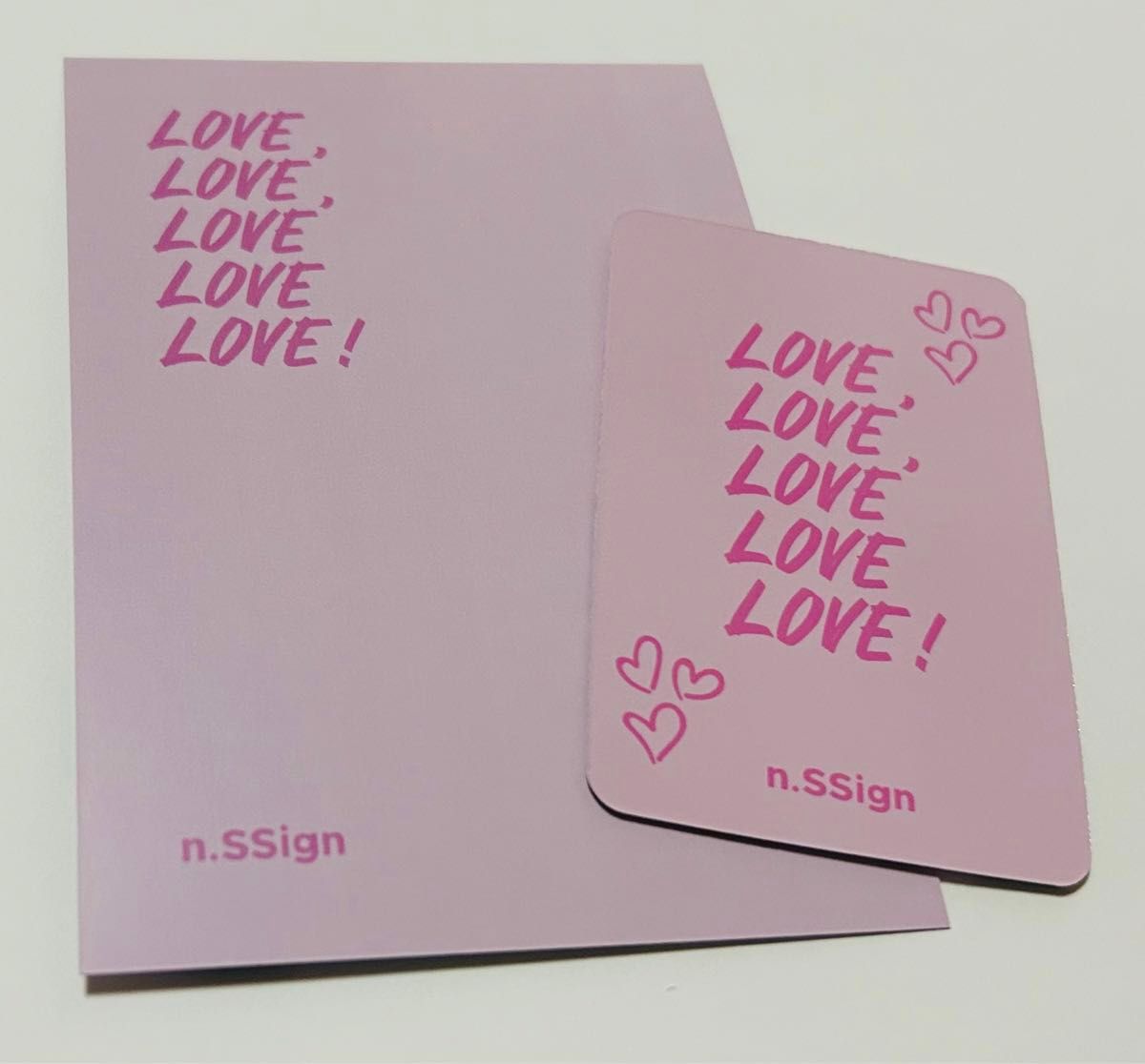 n.SSign Love×5！グッズ　ポスカ他　ドハセット