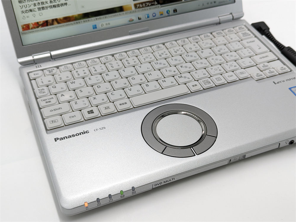 激安 高速SSD 累積使用時間短 中古良品ノートパソコン Windows11 Office Panasonic CF-SZ6RDQVS 第7世代Core i5 8GB 無線 Bluetooth カメラ_画像4