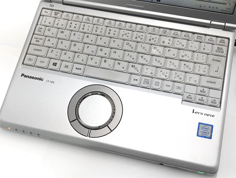 激安 中古良品 即使用可 ノートパソコン Panasonic CF-SZ6ADLVS 12.1型 第7世代 i3 8GB 高速SSD 無線 webカメラ Windows11 Office_画像2