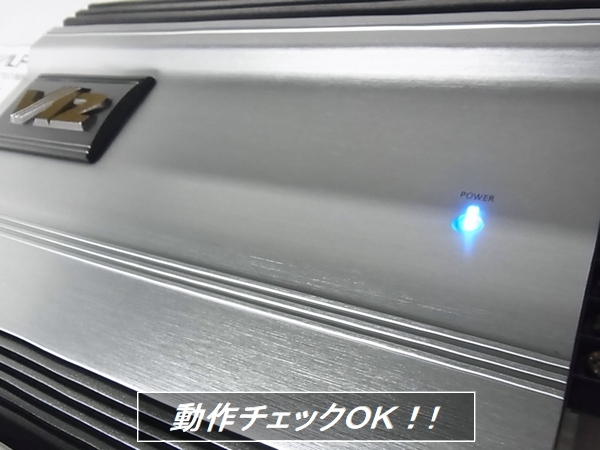 ★★ 動作ＯＫ!! 人気のアルパイン 4chアンプ MRV-F307 メンテ済み・完動 ★★_画像2