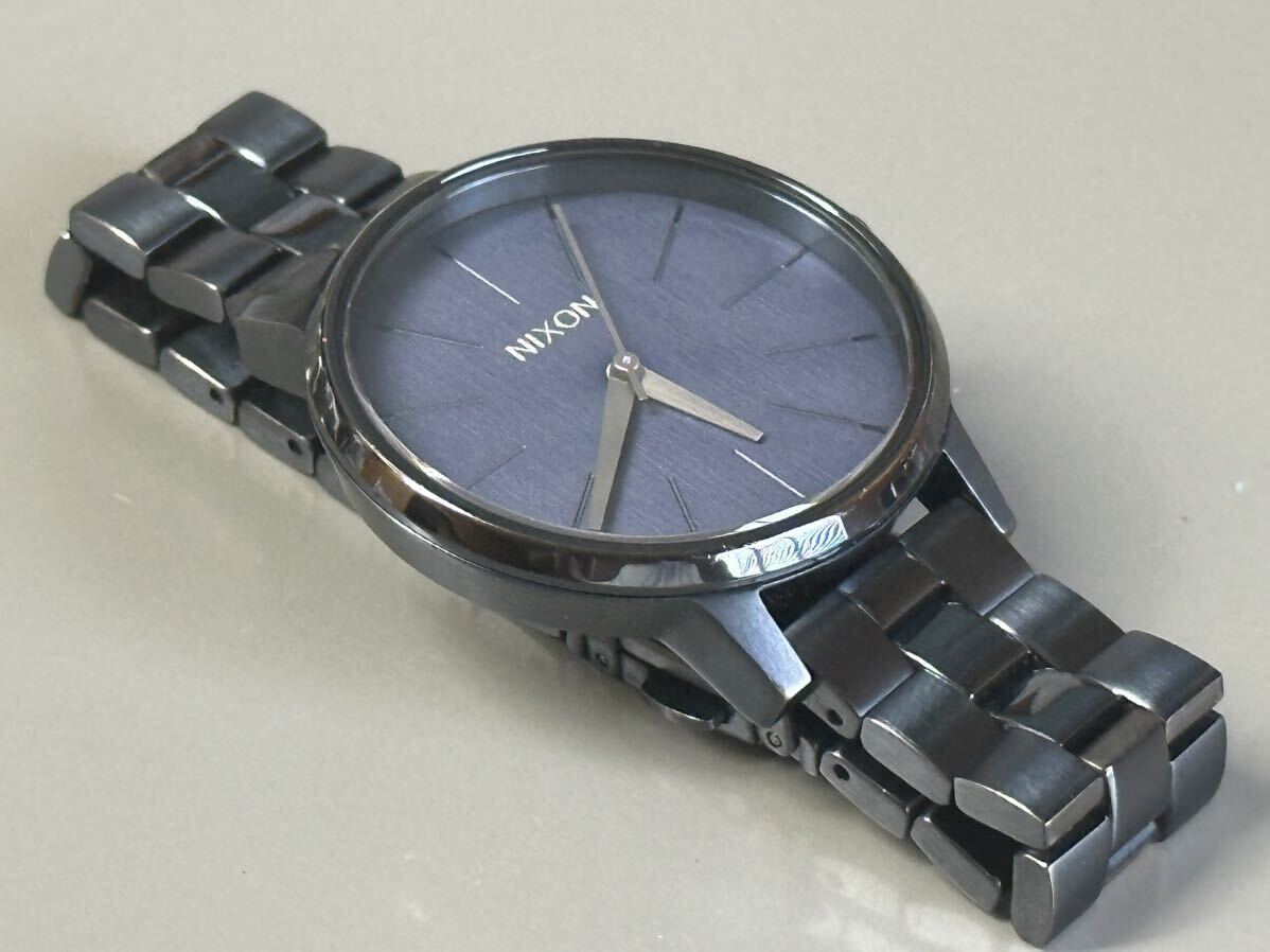 1円〜◆NIXON ニクソン THE KENSINGTON ケンジントン クォーツ メンズ レディース腕時計 稼働品 の画像10