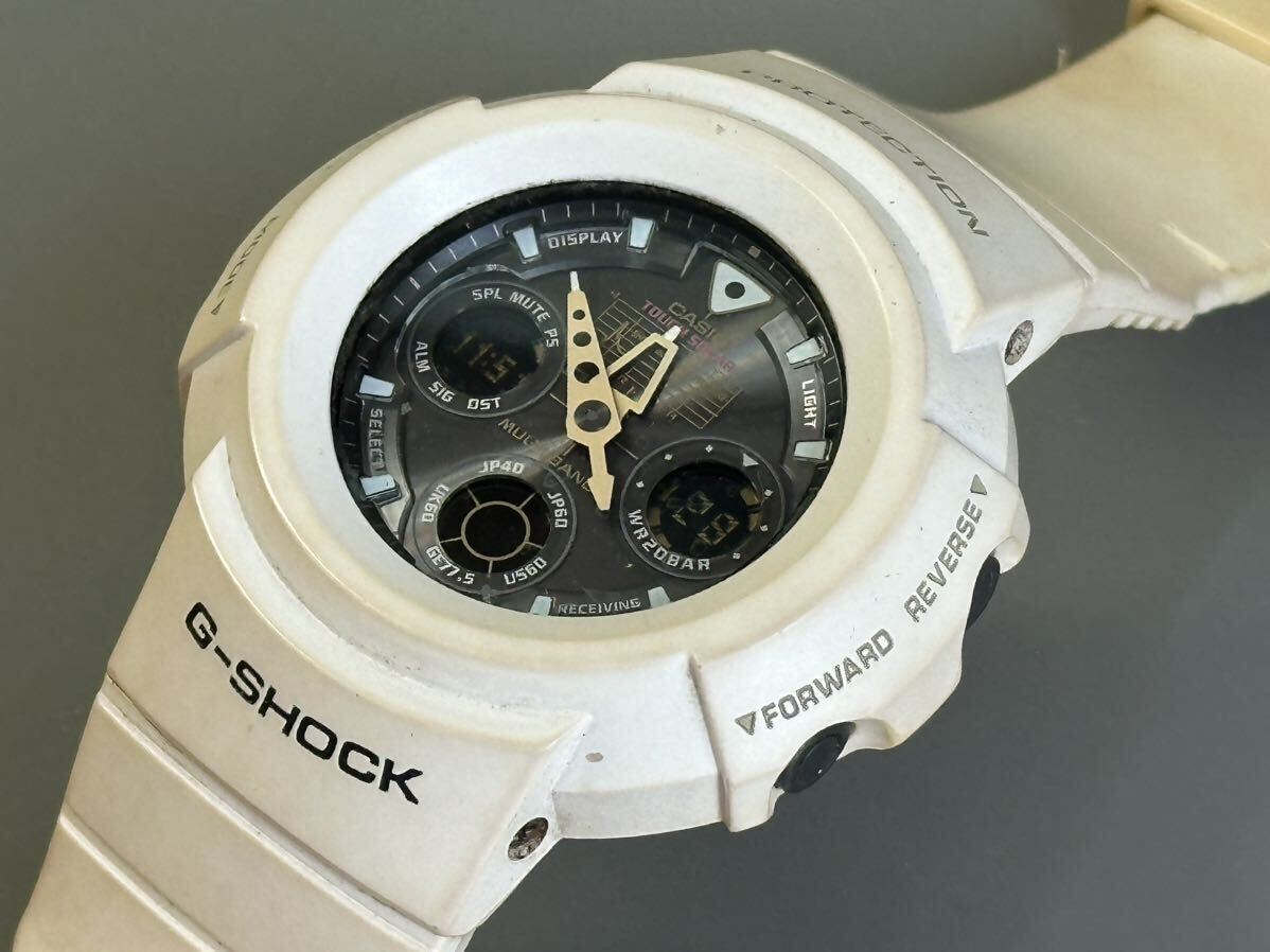 1円〜◆CASIO カシオ G-SHOCK ソーラー電波時計 マルチバンド5 AWG-525B メンズ腕時計 25周年記念モデル 稼働品 _画像8