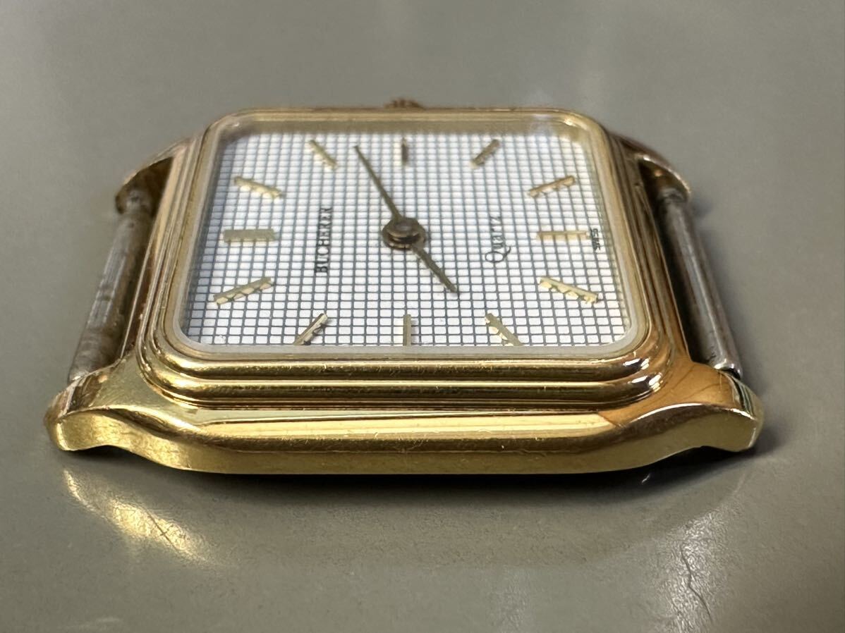 1円〜◆BUCHERER ブヘラ SWISS MADE 956.543 クォーツ レディース腕時計 稼働品 の画像4
