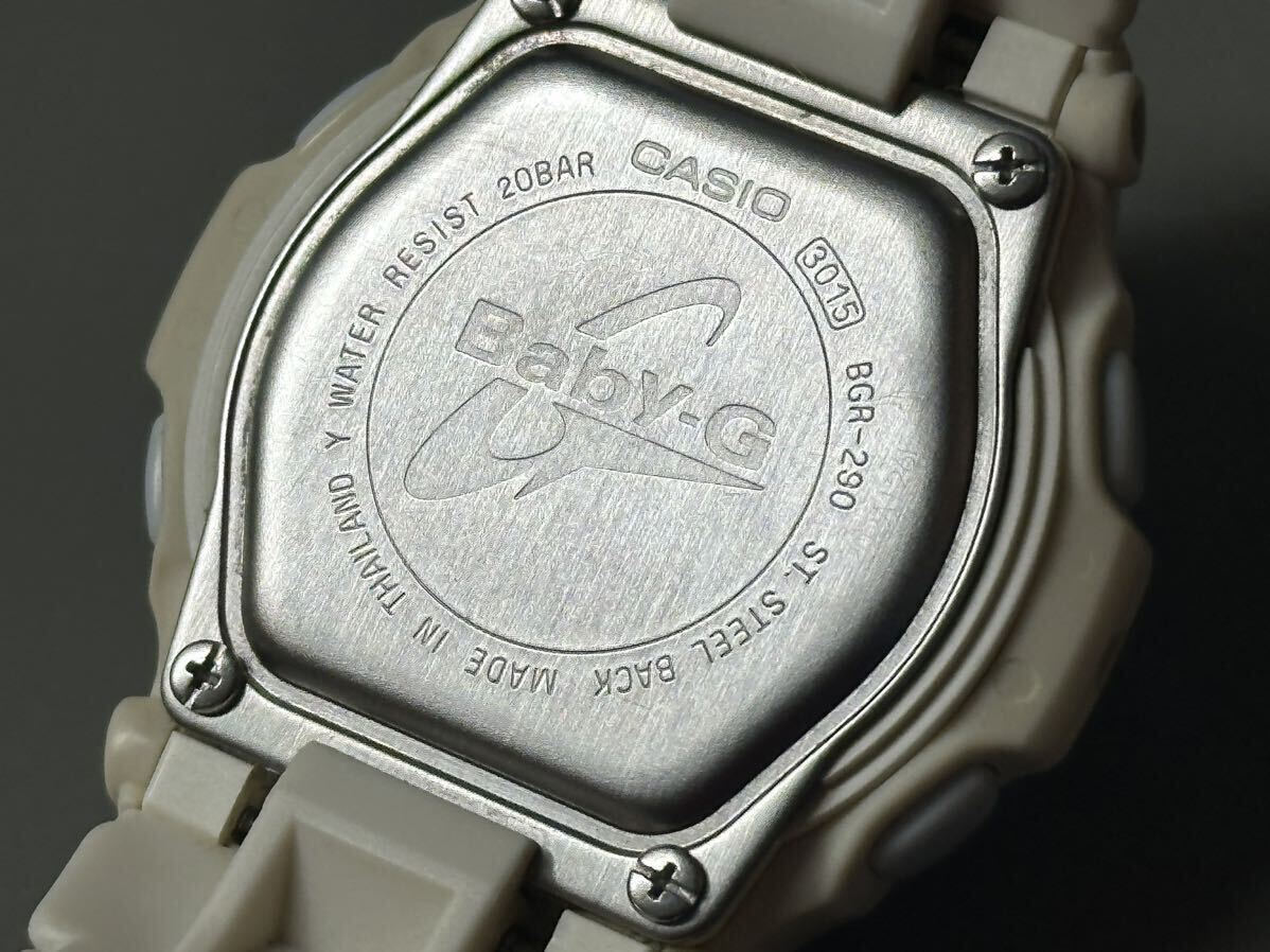 1円〜◆CASIO カシオ BABY-G タフソーラー BGR-290 デジタル レディース腕時計 稼働品_画像7