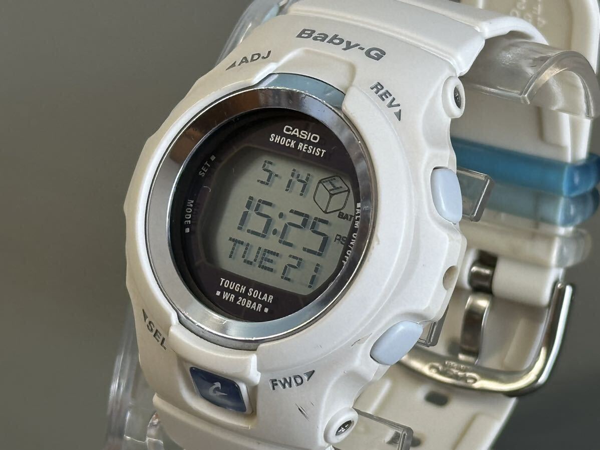 1円〜◆CASIO カシオ BABY-G タフソーラー BGR-290 デジタル レディース腕時計 稼働品_画像1