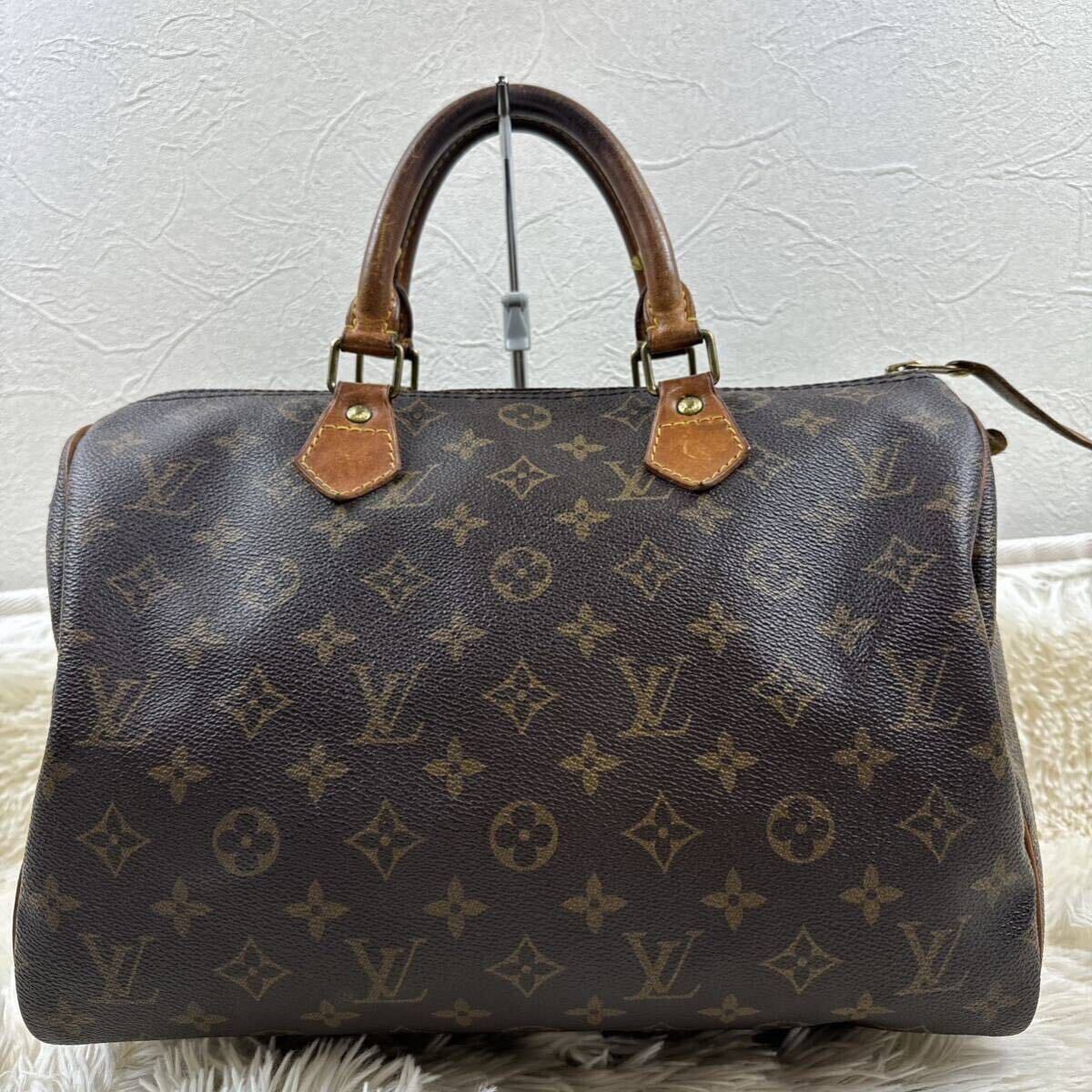 LOUIS VUITTON ルイヴィトン モノグラム ボストンバッグ ハンドバッグ スピーディ30 M41526 VI0992_画像1